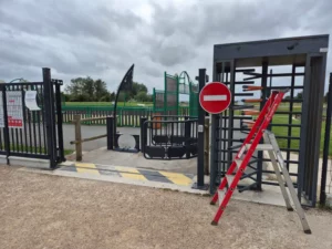 Installation porte automatique